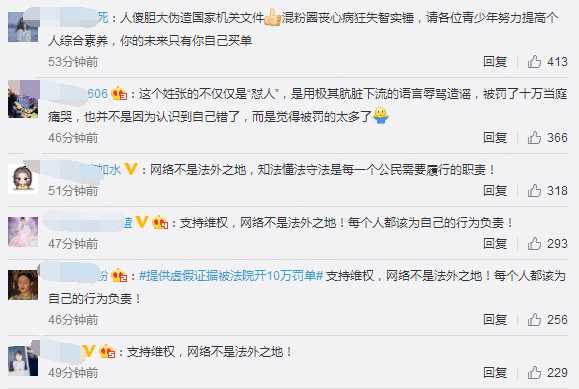 杨紫黑粉被法院开10万罚单，当事人辱骂杨紫，向