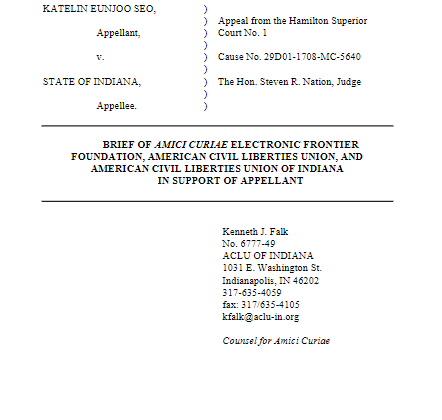 印第安纳州最高法院裁定：警察不能强迫智能手