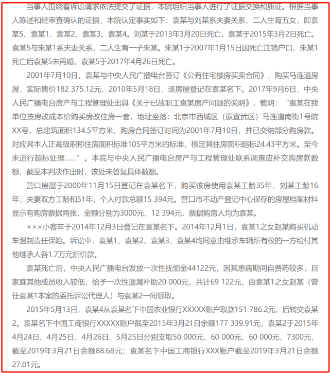 评书大师袁阔成去世后，5个女儿疑为遗产分配闹