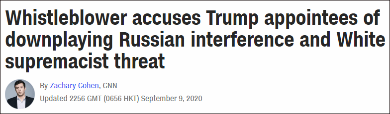 美情报人员告密：被要求停止关注俄罗斯干预大