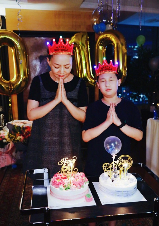 宋丹丹60岁生日宴曝光，除了亲生儿子，干儿子和