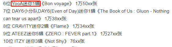 H榜9月专辑销量周榜，李泰民11万销量领先，EXO五