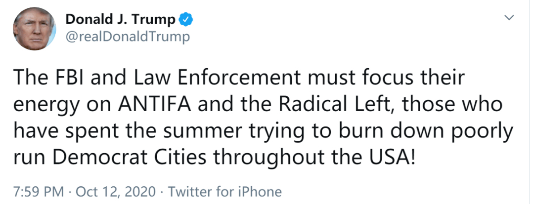 “把这群畜生关进监狱，就现在！”特朗普发推