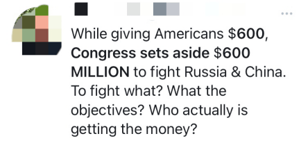 纾困不忘对抗？俄媒：特朗普昨天签署的法案中