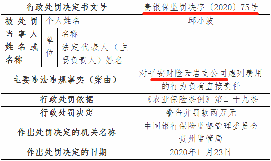 中国平安36%业务急需整顿：平安财险2020年四季度