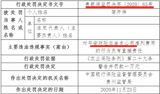 中国平安36%业务急需整顿：平安财险2020年四季度