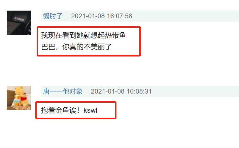 迪丽热巴新年丸子头造型，怀中抱大鲤鱼，评论